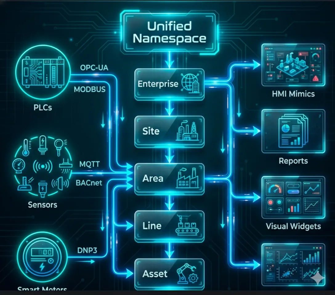 Unified Namespace Architecture: Protocols to Visualization